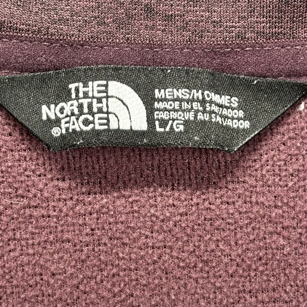 The North Face Cugo 1/2 Zip Pullover Mens L Burgundy Performance Sweatshirt